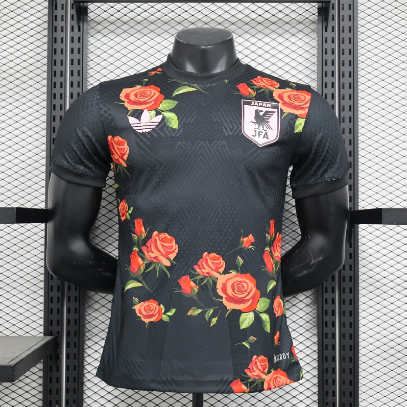 AAA Quality Japan 23/24 Special Black Flower Jersey(Player)